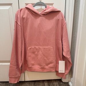 lululemon athletica Women’s Steady State Oversized Hoodie- Size M-Tea Rose color